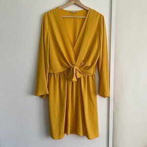 Topshop Yellow Dress